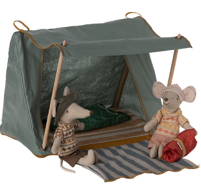 Campingzelt "Happy" für kleine Mäuse & Puppen - 23 cm