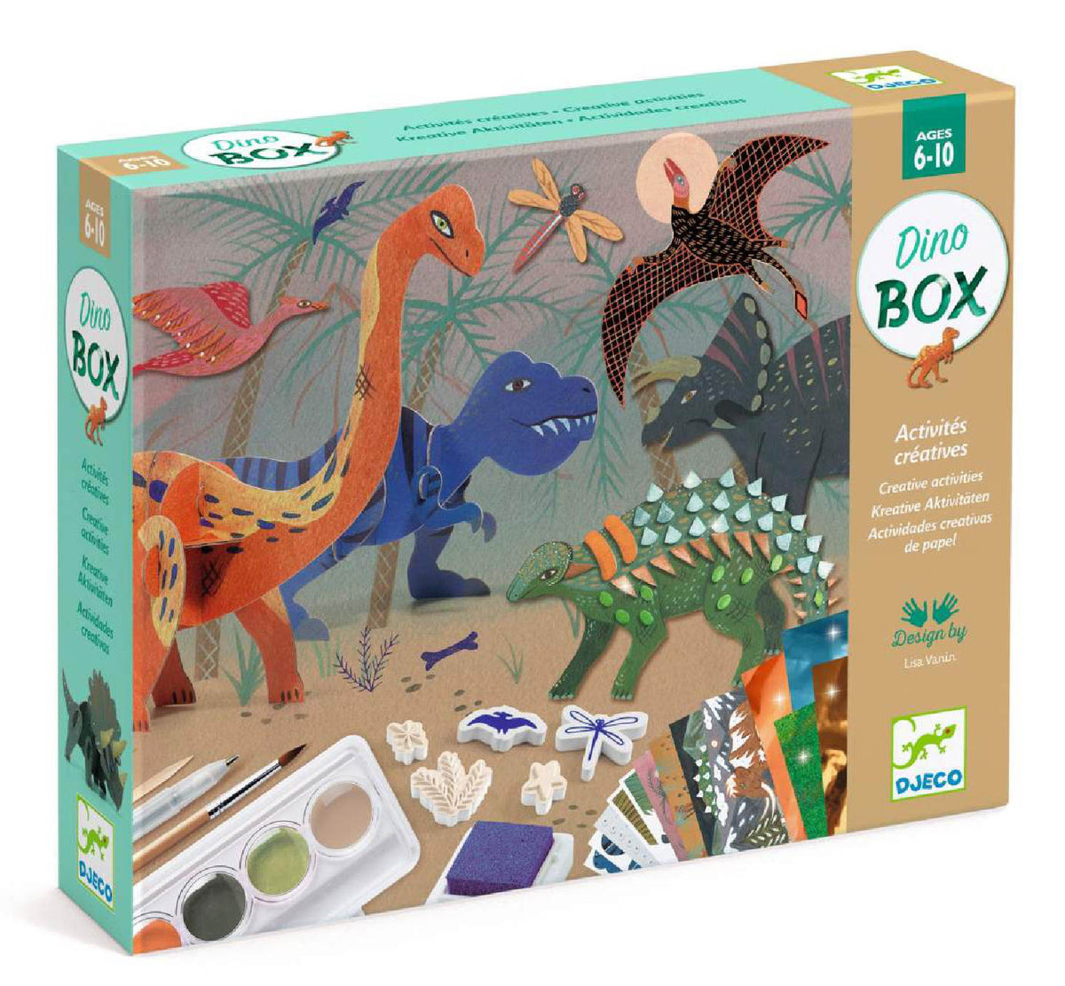 Bastelset "Multi-Activity Kit: Welt der Dinosaurier"