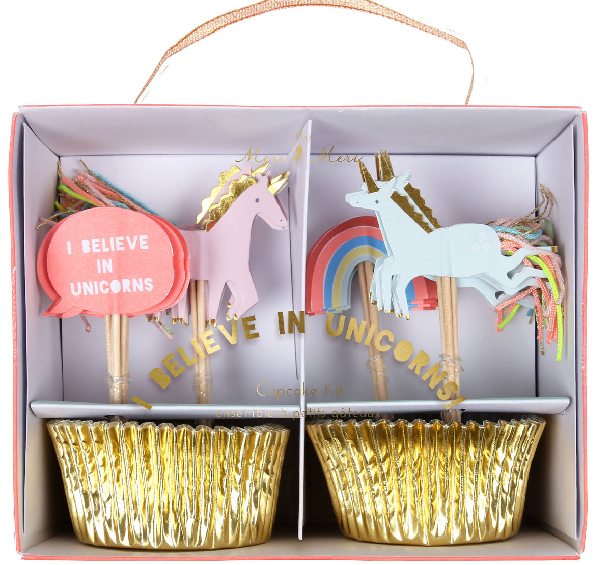 Cupcake-Set "I Believe In Unicorns" 24er-Set
