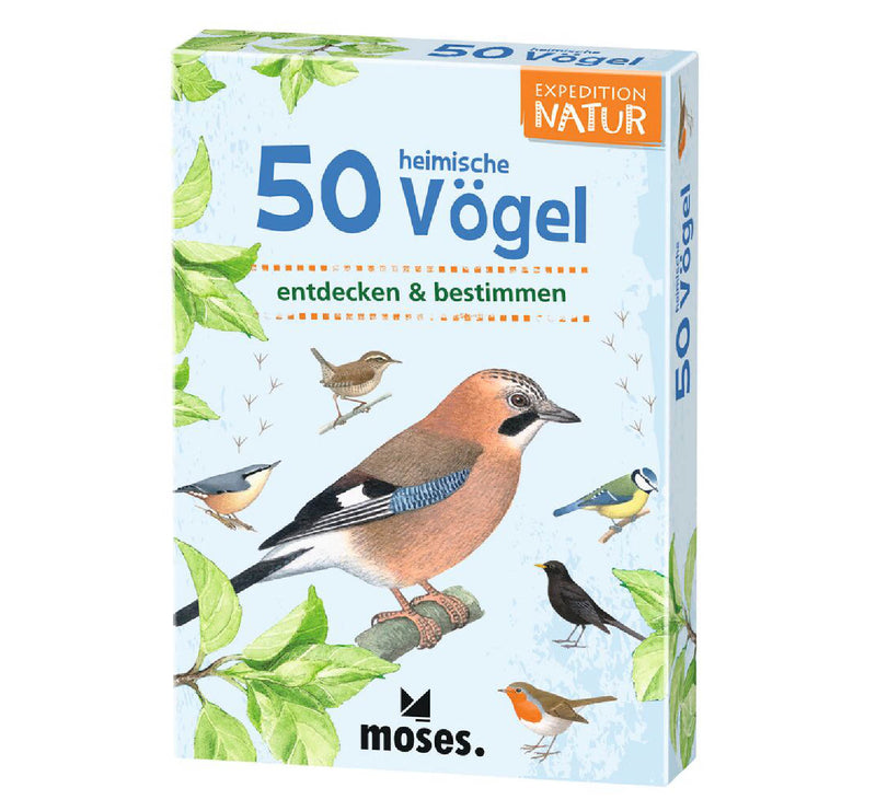 Karten-Set "50 Heimische Vögel / Expedition Natur"