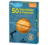 Karten-Set "50 Sternbilder & Planeten / Expedition Natur"