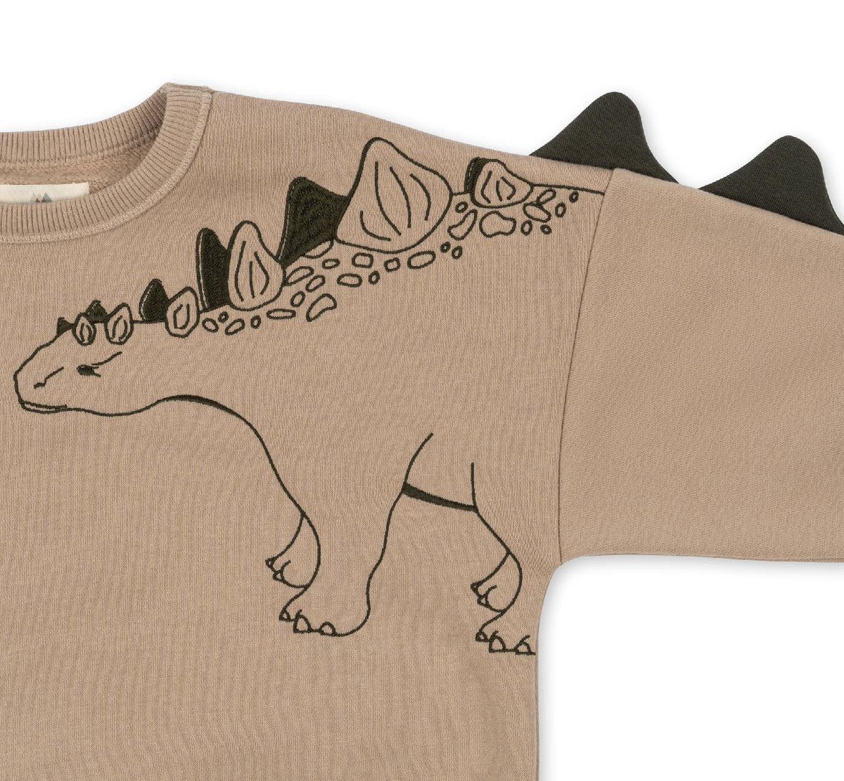 Sweatshirt "Lou Animal Spike Dino / Oxford Tan"