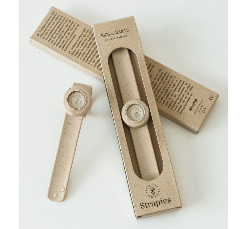 Kinderuhr "Strapies / Speckled Nude"