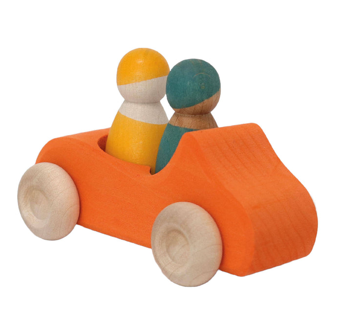 Holzauto "Cabrio Orange"