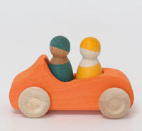 Holzauto "Cabrio Orange"