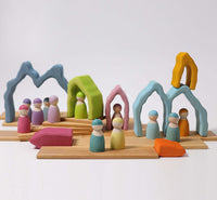 Stapelspielzeug aus Holz "Blaue Grotte"