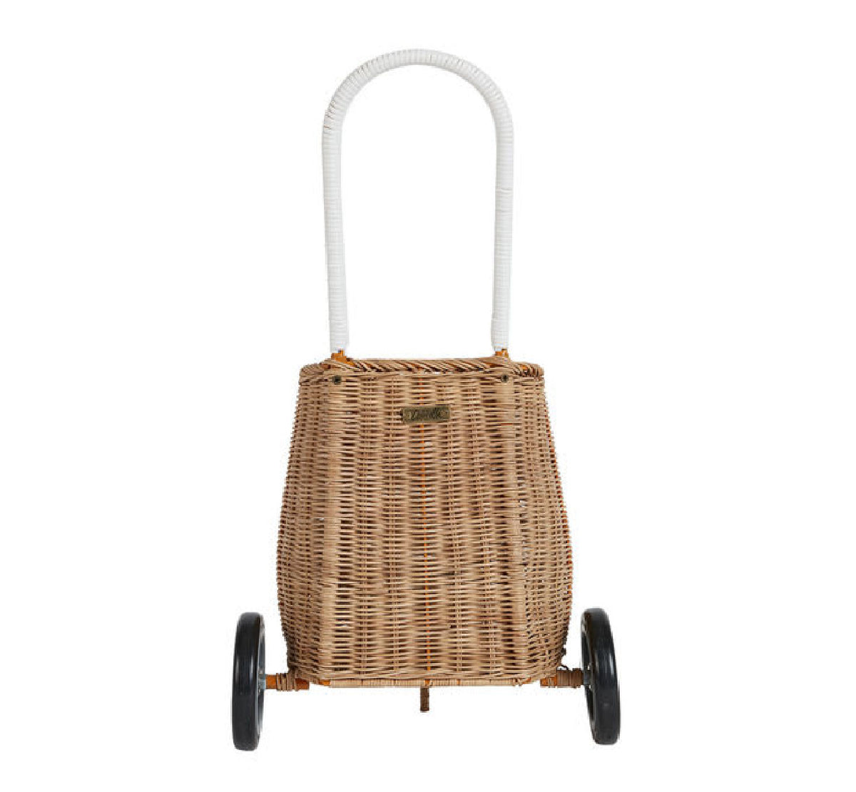 Kinder-Trolley "Luggy Natural" aus Rattan