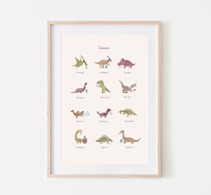 Poster "Dinosaurs" 50x70cm