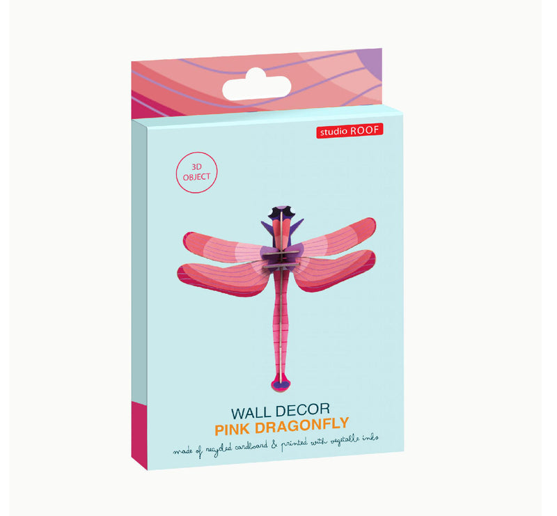 Wanddekoration "Small Insects - Ruby Dragonfly"