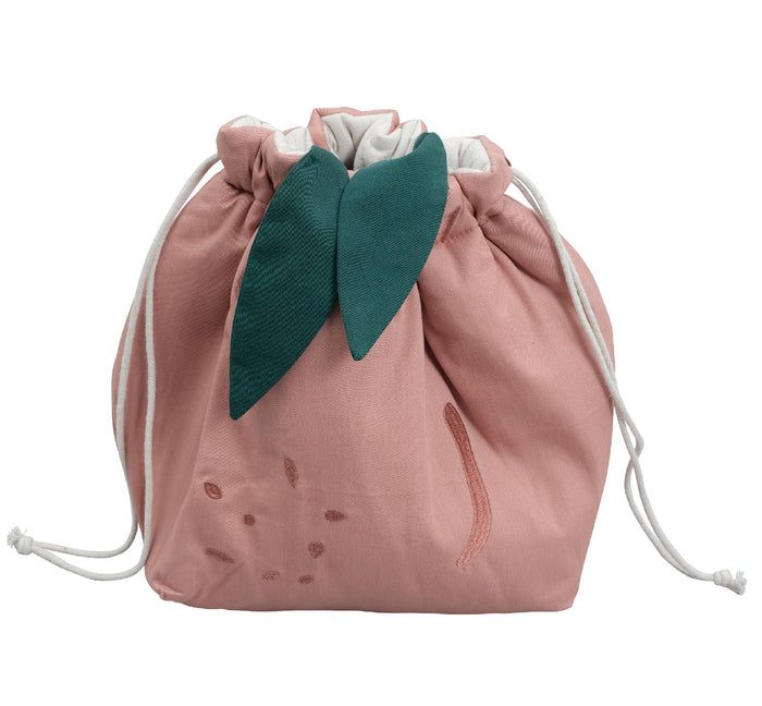 Small String Pouch Bag - Old rose - Ladies